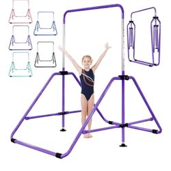 Girls Gymnastics Bars, Floor Balance Beam, & Mat (see Description)