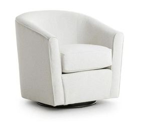 Qty 3 New Kevin Charles Fine Upholstery Asheville Hailey Light Beige Swivel Glider