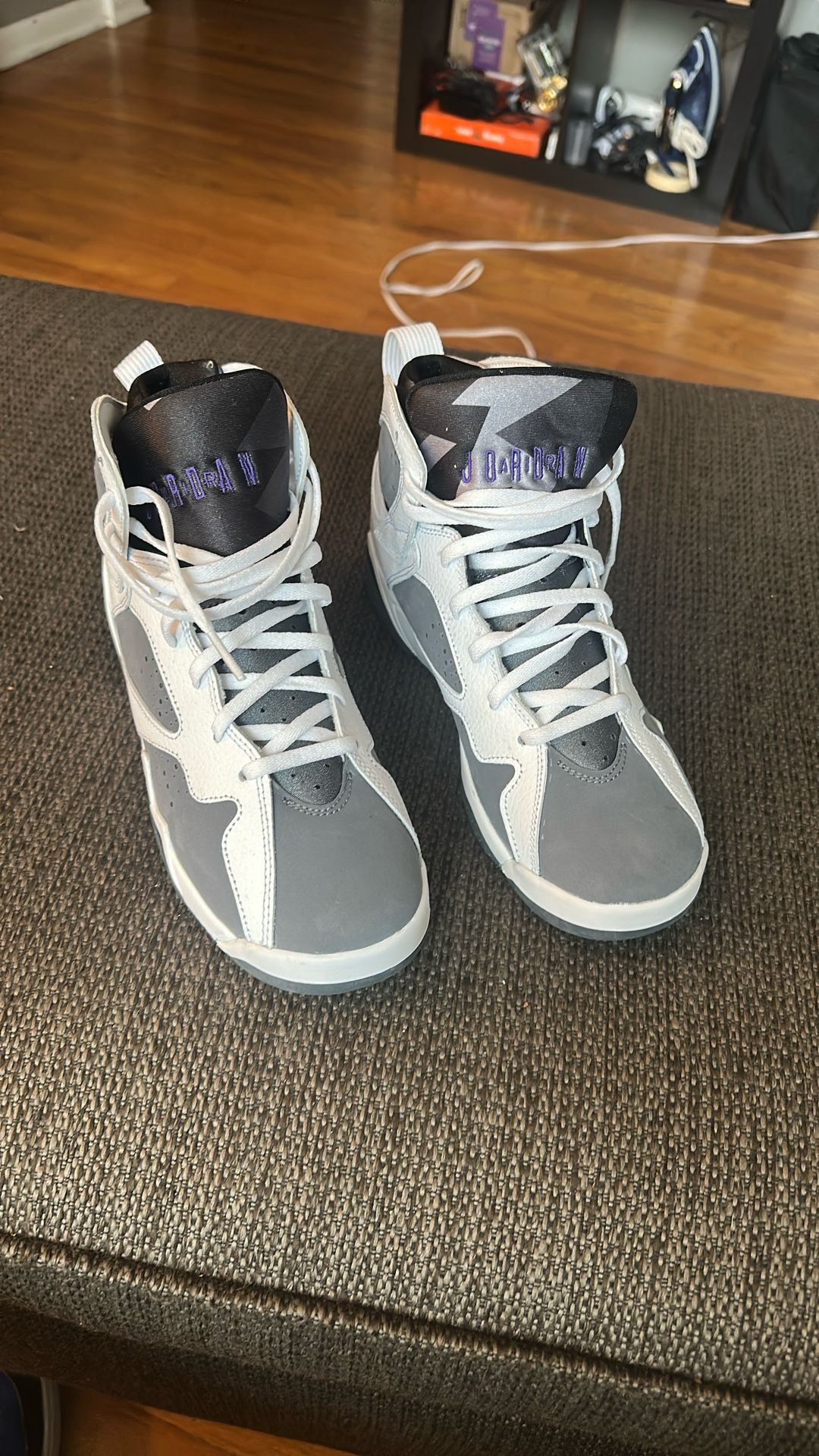 Air Jordan 7 Retro Flint White /flint Grey 