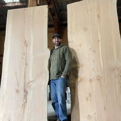 Douglas Fir Live Edge Dining Table Slabs