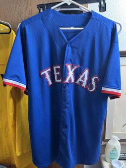 Texas Rangers #32 CARTER Jersey, Size XL, Damaged: one cigarette burn on back left shoulder, Used. 