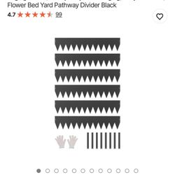  Steel Landscape Edging, 6 Packs 40 x 8 in 