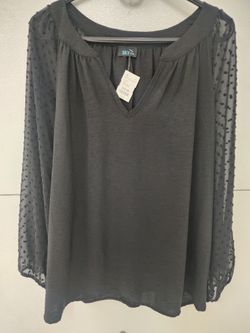 Black Long Sleeve Top 