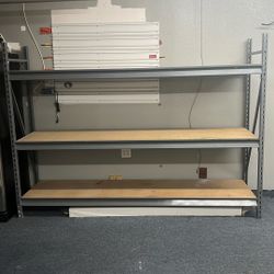 Storage shelves.