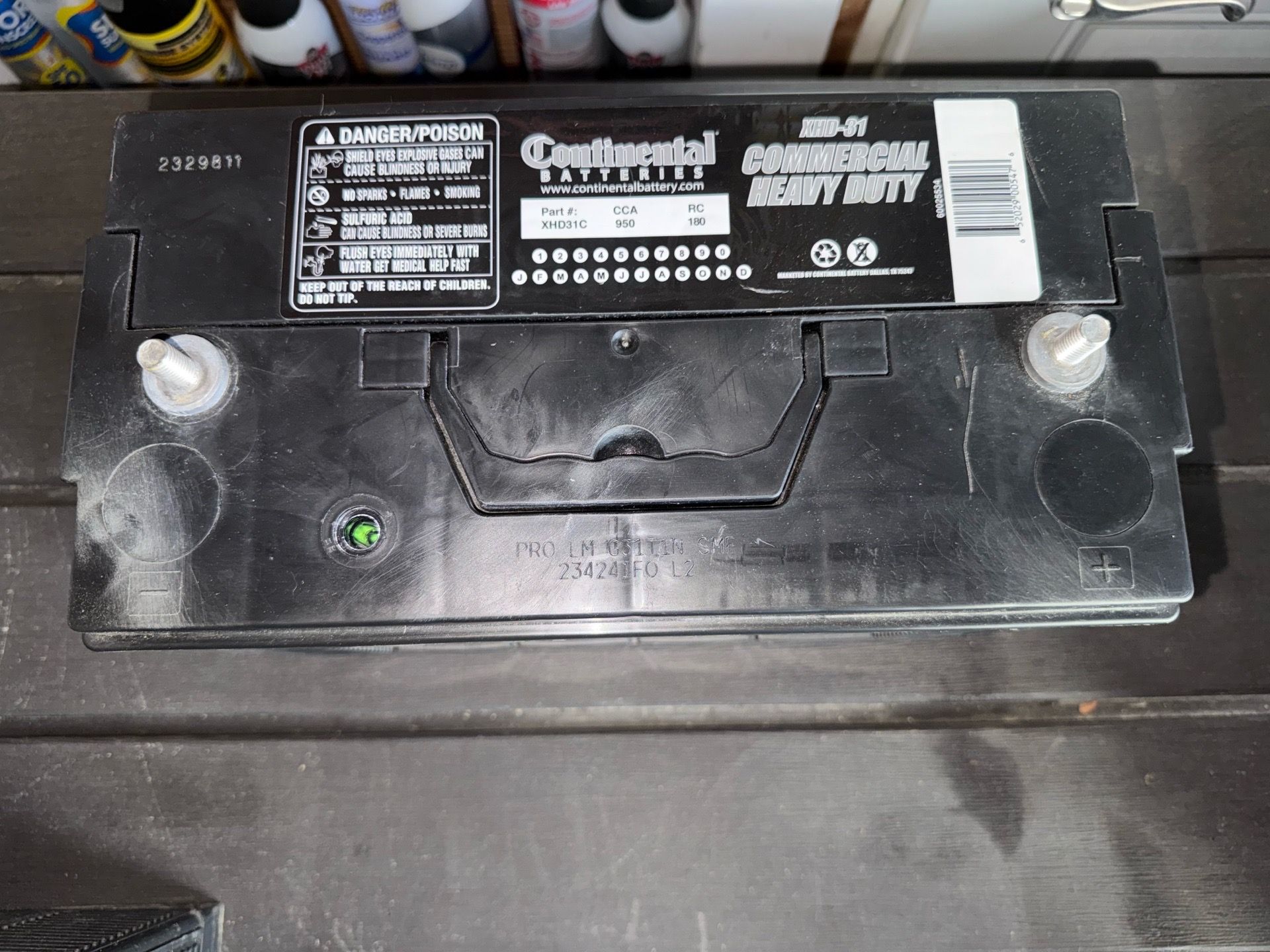 heavy duty, Continental batteries