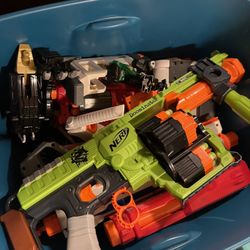 Nerf  Guns & Transformers 