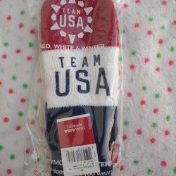 Genuine Olympic Team USA Knit Patriotic Unisex Mittens