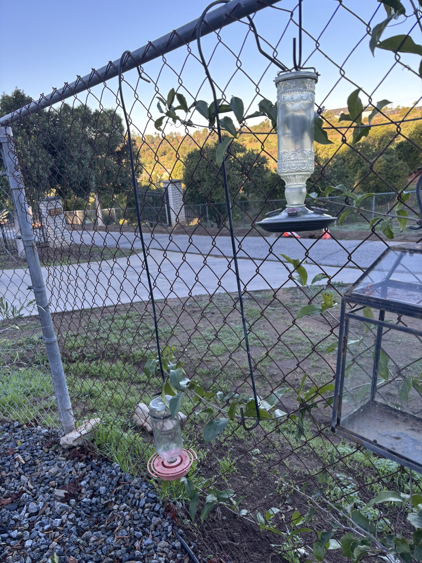 2 HUMMINGBIRD FEEDERS