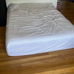 Queen Bed Plus Frame For Sale @50$ @riveredge 