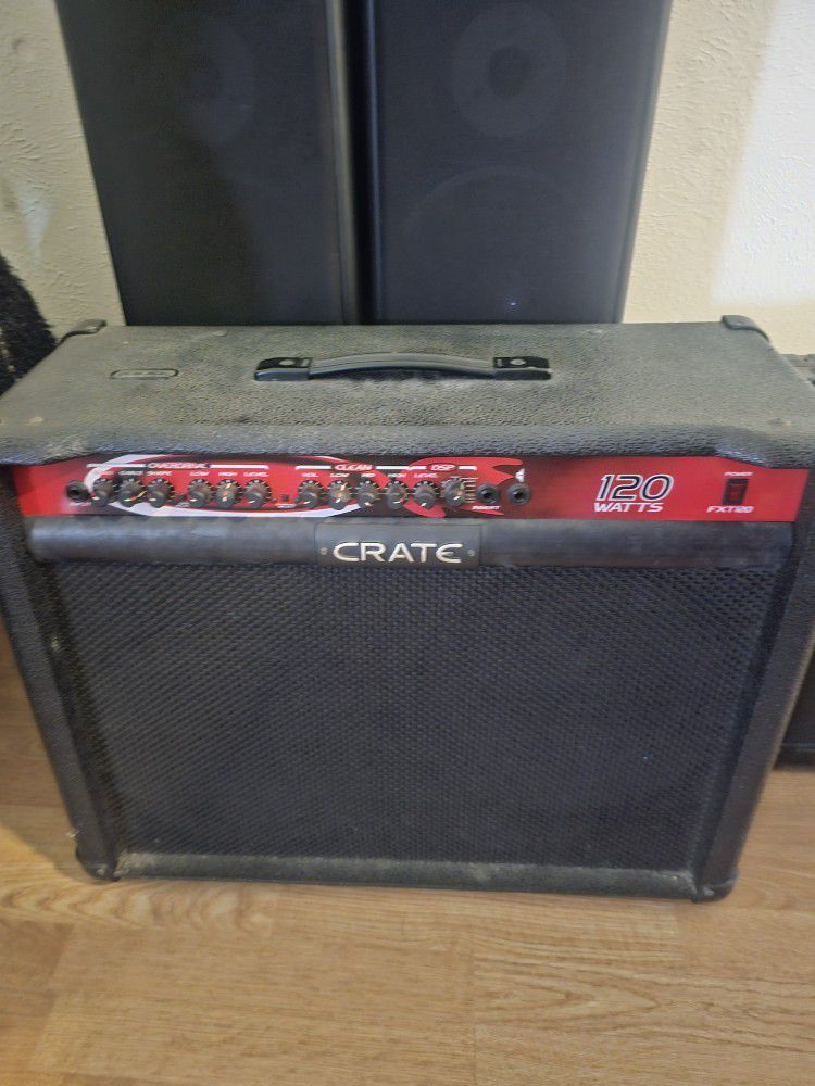 Crate 120 Watt Guitar Amp With Pedal