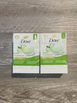 Dove Cool Moisture Beauty Bars 4 Count $6 Each Pack