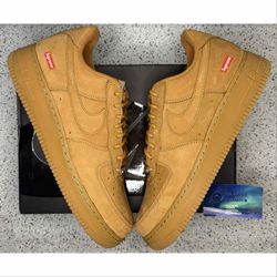 Nike Supreme Air Force 1 Wheat 11 Men