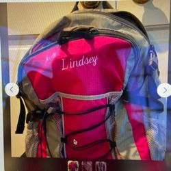 Lands End Kids Backpack - Pink “Lindsey”