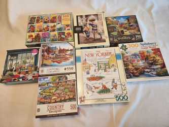 8 puzzles New Yorker Eeboo Master Pieces Spilsbury Galison