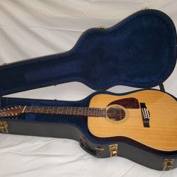 1982 MIJ Fender F-330-12 12 String Acoustic Guitar + HSC ~ Minty