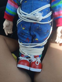 Rarest Chucky tied up  doll