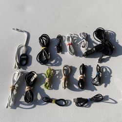 Various Cords & Phone Plugs