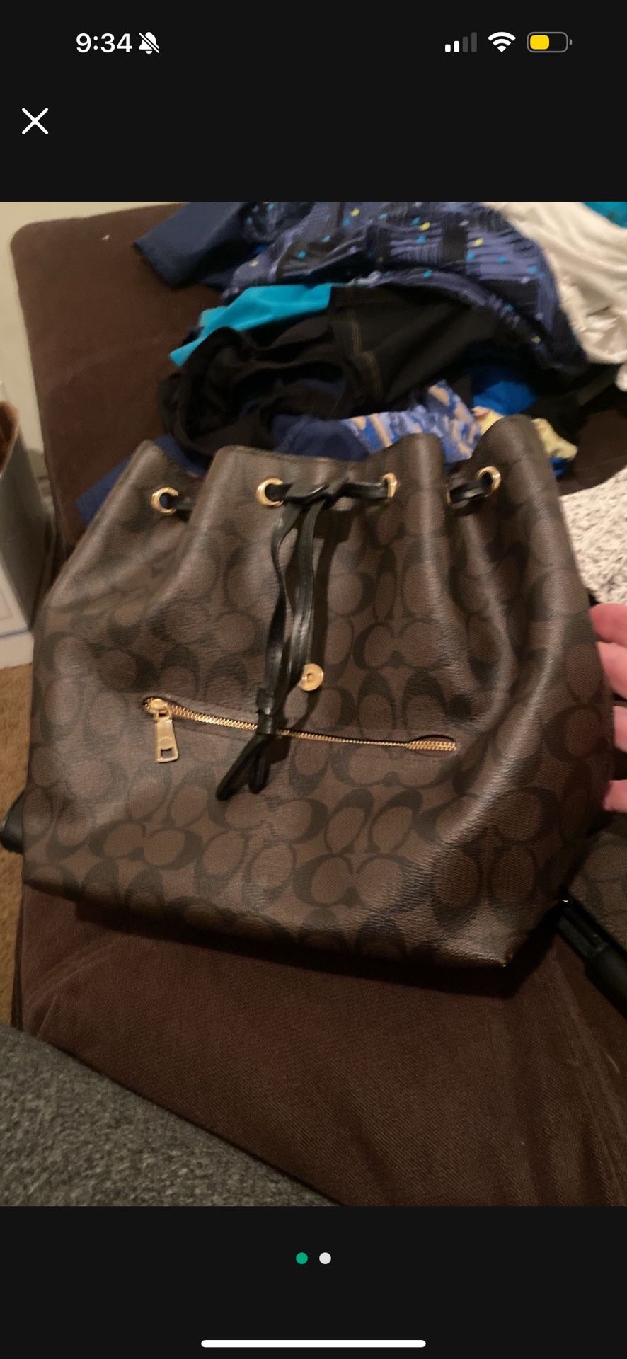 Coach Backpack Purse