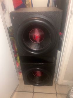 2 15in subwoofer Ap 5000 watts  true rms1250
