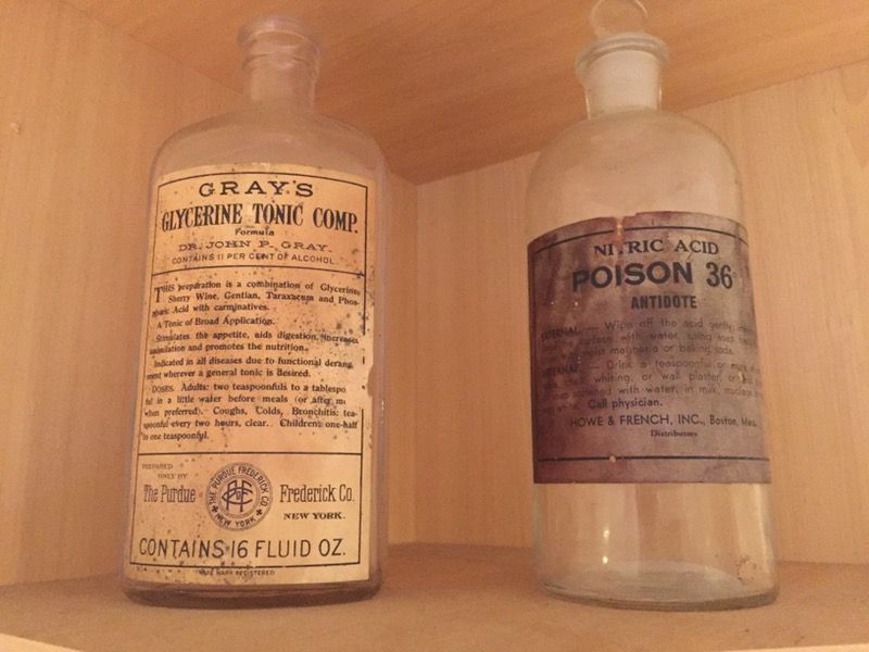 Antique bottles