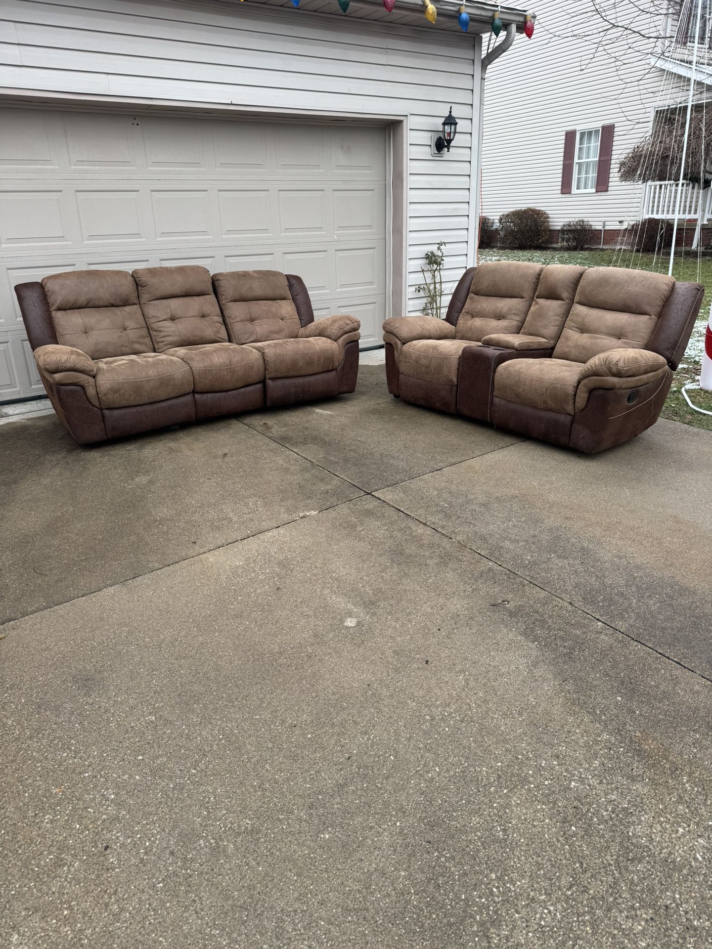 Reclining Couch And Loveseat