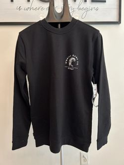 NWT Men's Medium O'Neil Surf Co. Crew Neck Pullover Black Sweatshirt Size M 