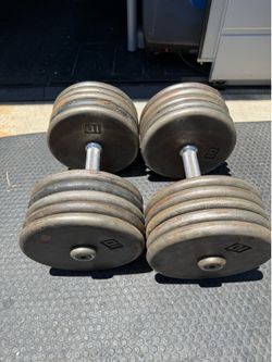 100 Ib dumbbells