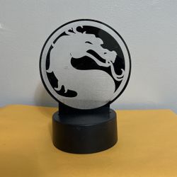 Mortal Kombat Custom Laser Engraved 3D Acrylic LED Night Lamp 
