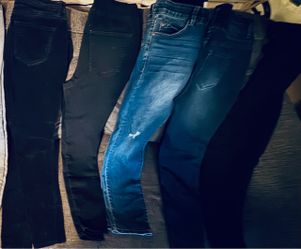 9 pair of Jeans (size 8) new and like new
