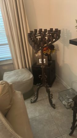 Candelabra vintage rustic Gothic revival