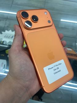 Orange iPhone 17 pro max, cash OR $50 down