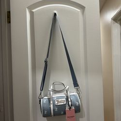Juicy Couture Barrel Denim Bag 