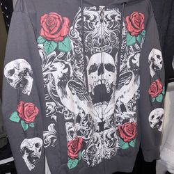Skulls  & Roses Hoodie 