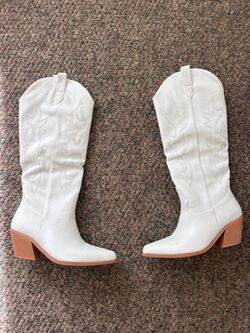 White Western Cowboy Boots for Women