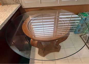 Beautiful Ornate Carved Wood Table