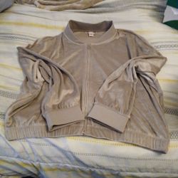  VS Velour Bomer Jacket 