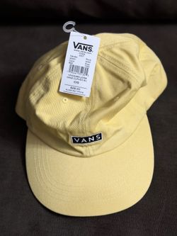 Vans Hat Mens Adjustable Yellow strapback one size Skateboard Art