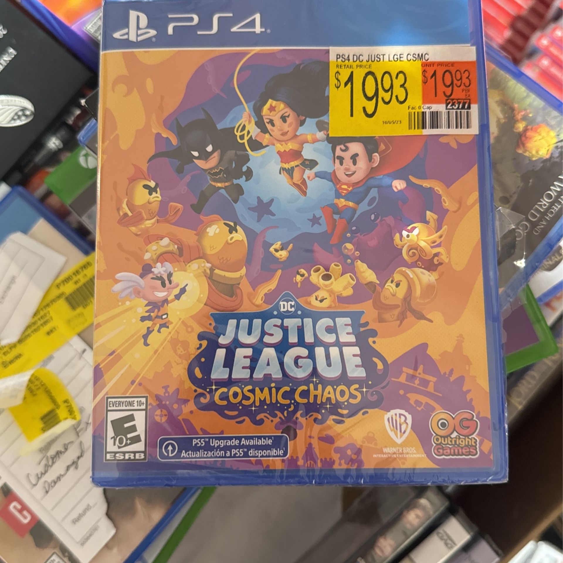 PS4 Justice League Cosmic Chaos New Game