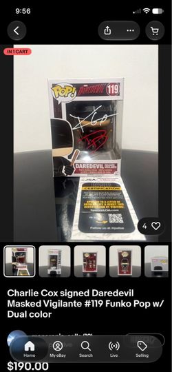 Signed Daredevil #119 Funko Pop with JSA Certification