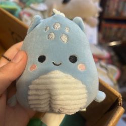 lune the loch ness monster squishmallow keychain