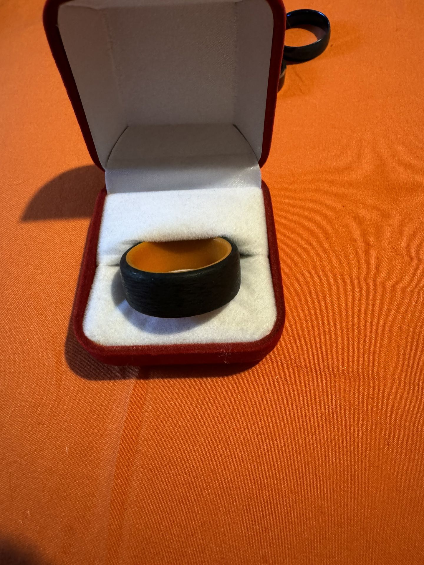  100% Real Custom Carbon Fiber Men’s Wedding Band Ring
