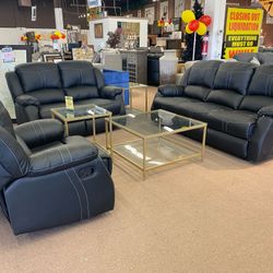 Recliner Set!! Sofa, Loveseat And Chair! Brand New $1495!!
