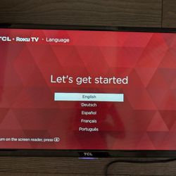 TLC Roku Tv 30 Inch- Need To Be Fix