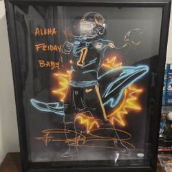 Tua Tagovailoa Autograph Lot