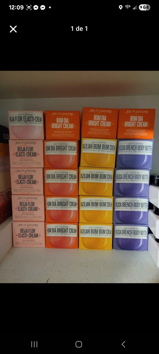 $30 Each Body Cream Sol De Janeiro