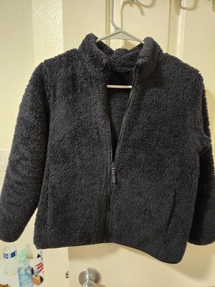 Fluffy Yarn Fleece Full-Zip Jacket