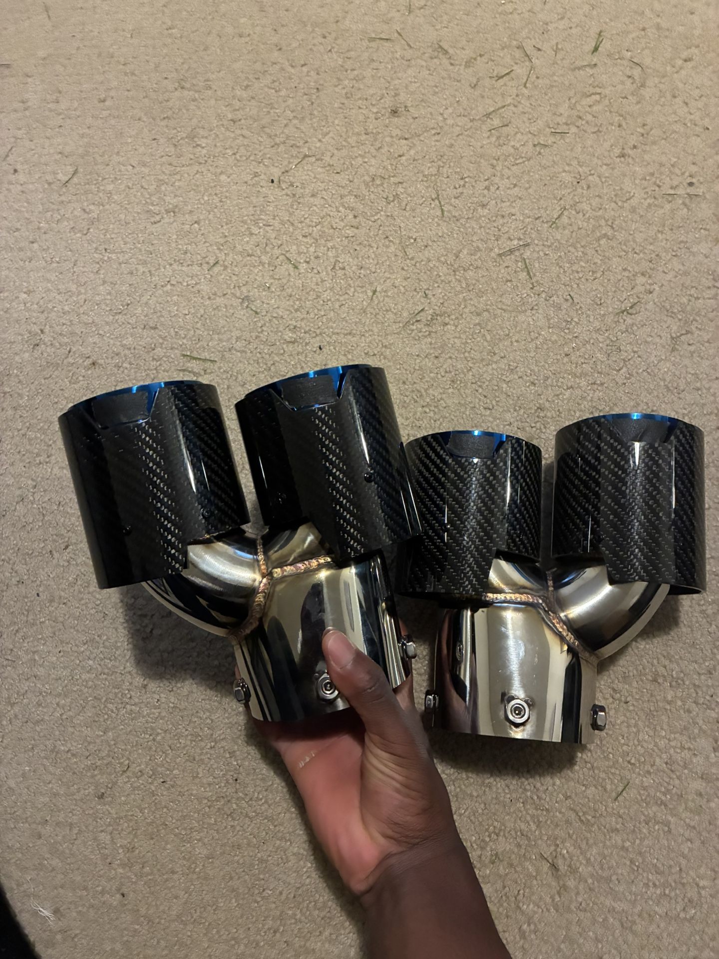 BMW Carbon fiber Exhaust tips