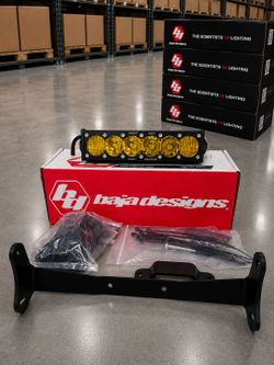 New baja design canam Maverick R Onx6 Hood Kit Amber Set