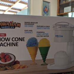Snow Cone Maker