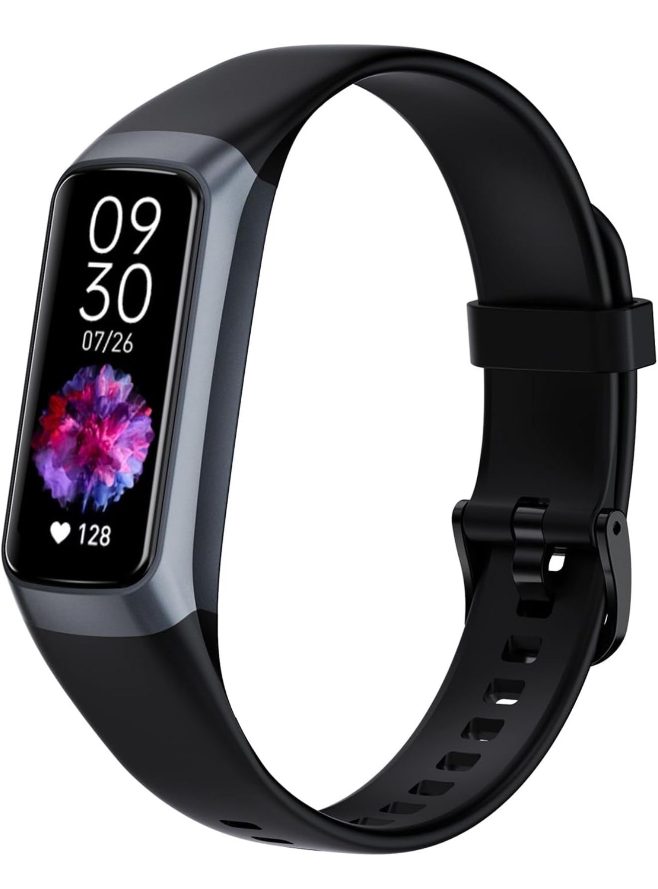 Fitness Tracker with 24/7 Heart Rate Blood Oxygen Sleep Monitor,Activity Tracker with 1.1" AMOLED Touch Color Screen, Multiple Sport Modes Step Counte